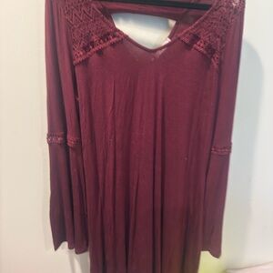 Pink Republic Burgundy Dress